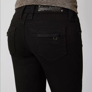 Rock Revival Sheryl Moto Black Jeans